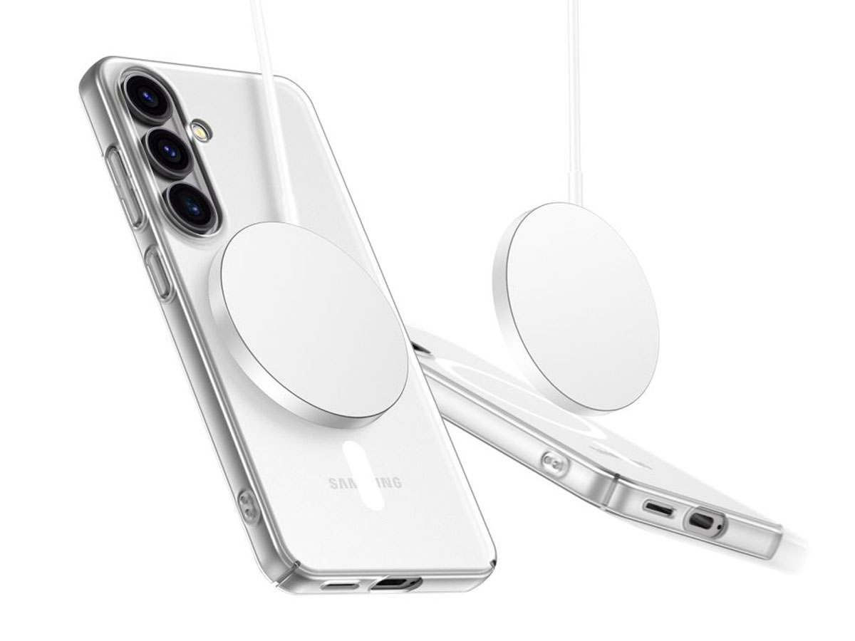 Tech-Protect MagSlim MagSafe Hülle für Samsung Galaxy S25 Matte/Ice