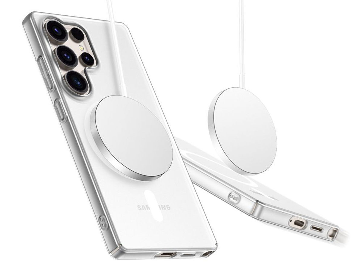 Tech-Protect Magslim MagSafe Hülle für Samsung Galaxy S25 Ultra Matte/Ice