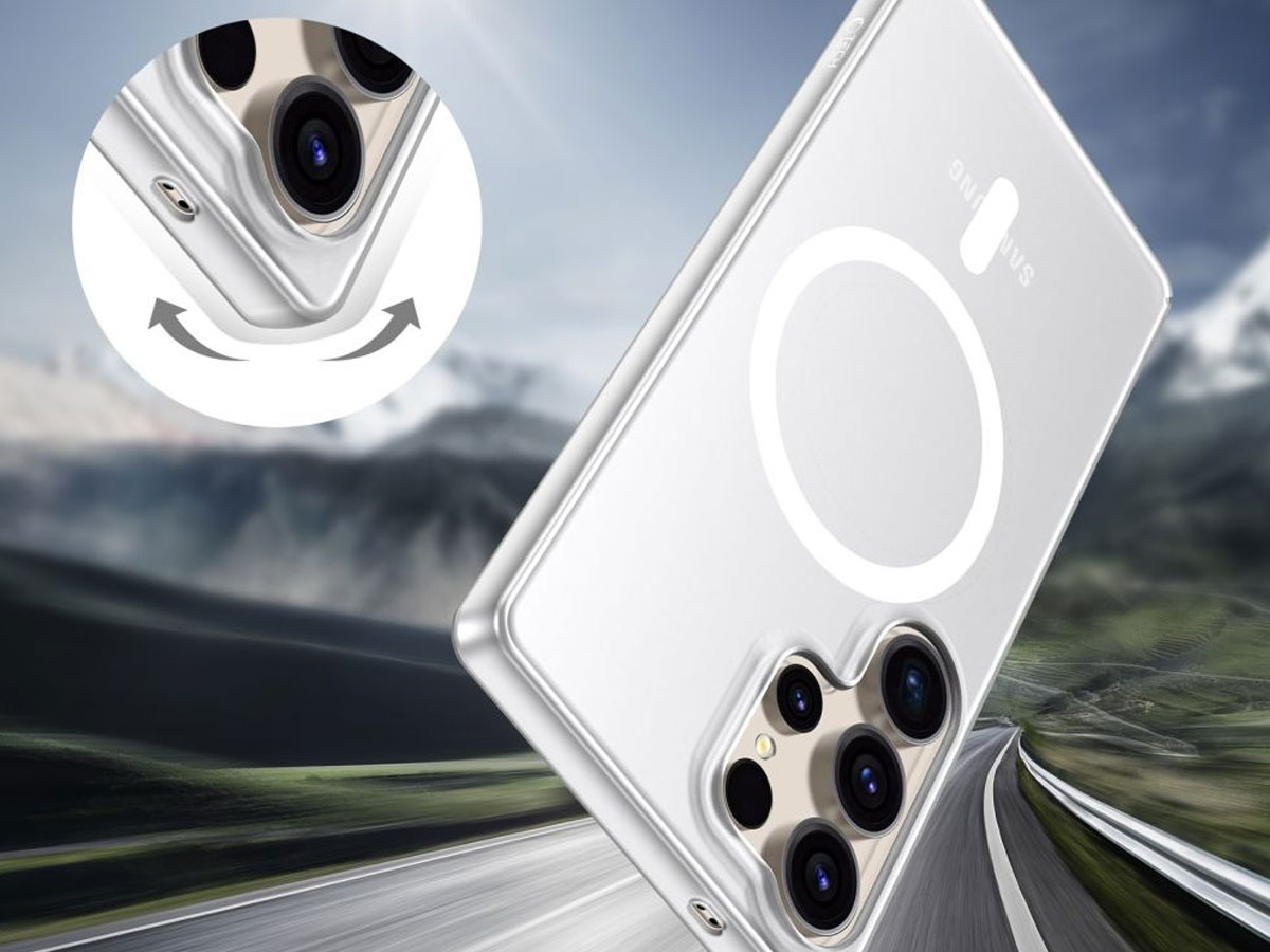 Tech-Protect Magslim MagSafe Hülle für Samsung Galaxy S25 Ultra Matte/Ice