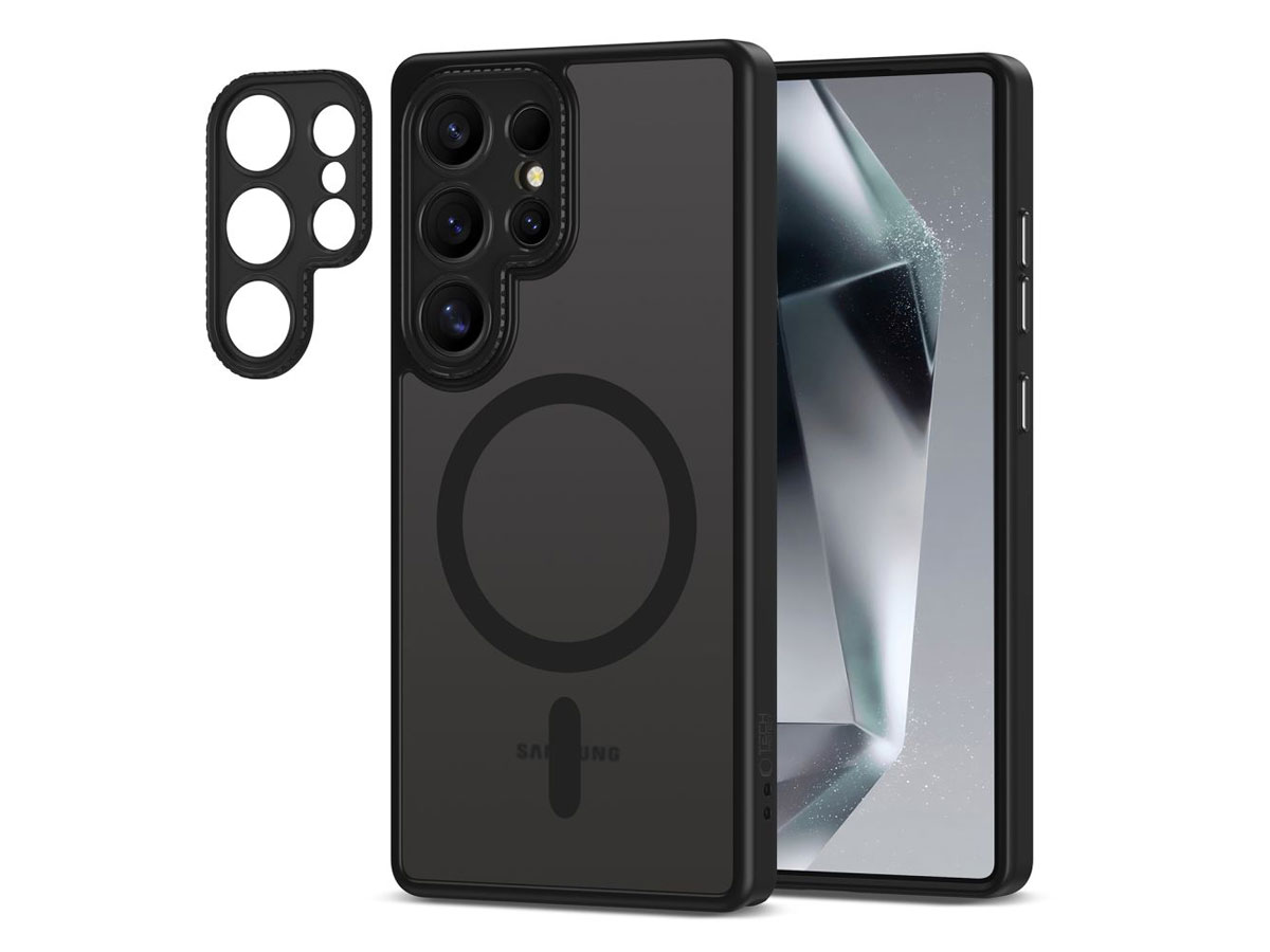 Tech-Protect MagCam MagSafe Hülle für Samsung Galaxy S25 Ultra Matte Black