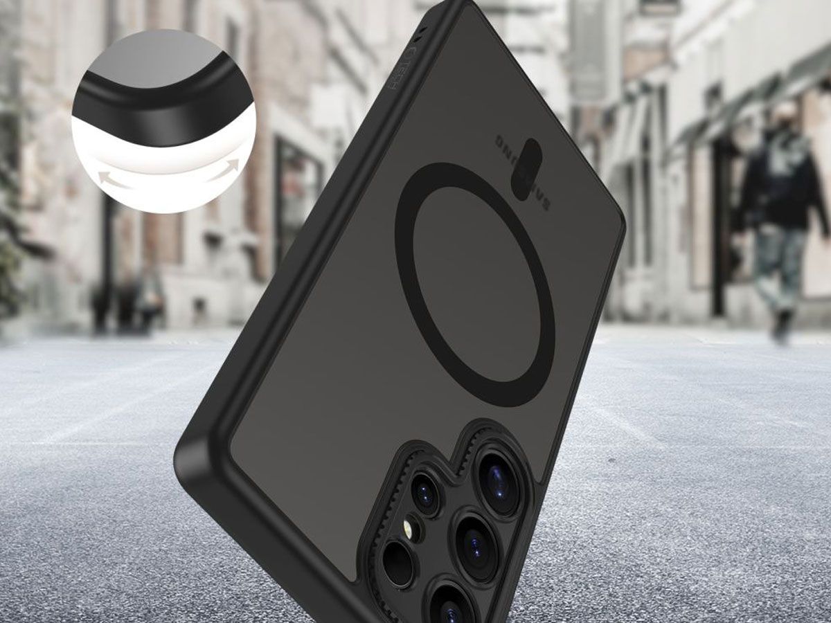 Tech-Protect MagCam MagSafe Hülle für Samsung Galaxy S25 Ultra Matte Black