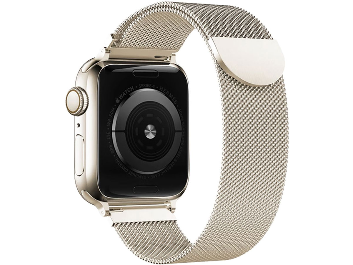 Tech-Protect Milaneseband für Apple Watch 44/45/46/49 mm Starlight