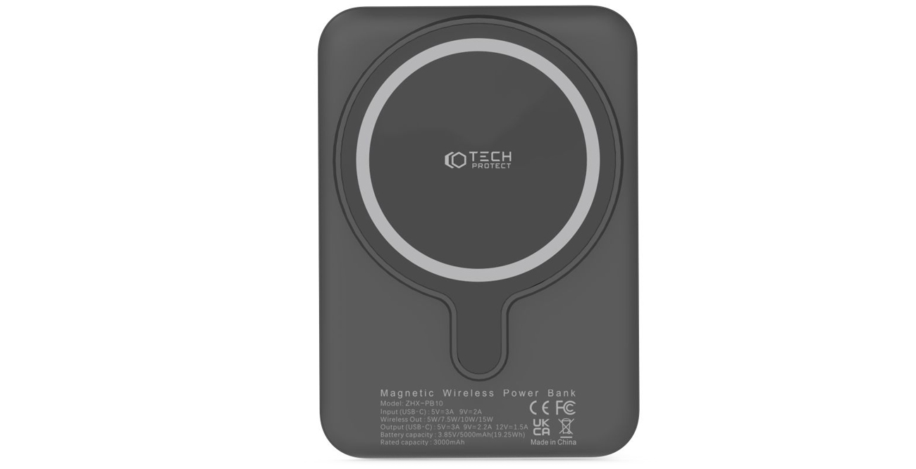 Powerbank Tech-Protect PB10 LifeMag MagSafe 5000 mAh czarny