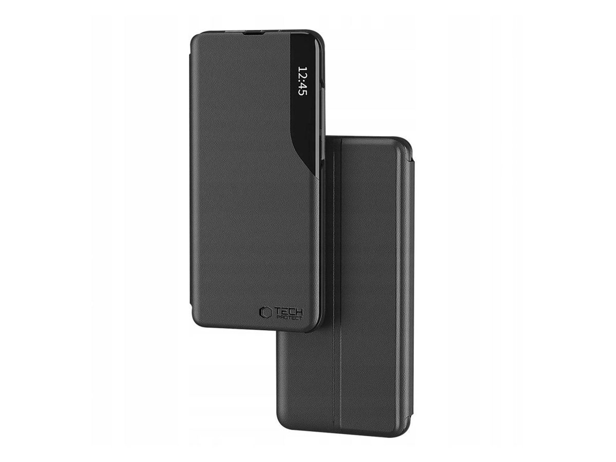Etui Tech-Protect Smart View für Samsung Galaxy A36 Schwarz