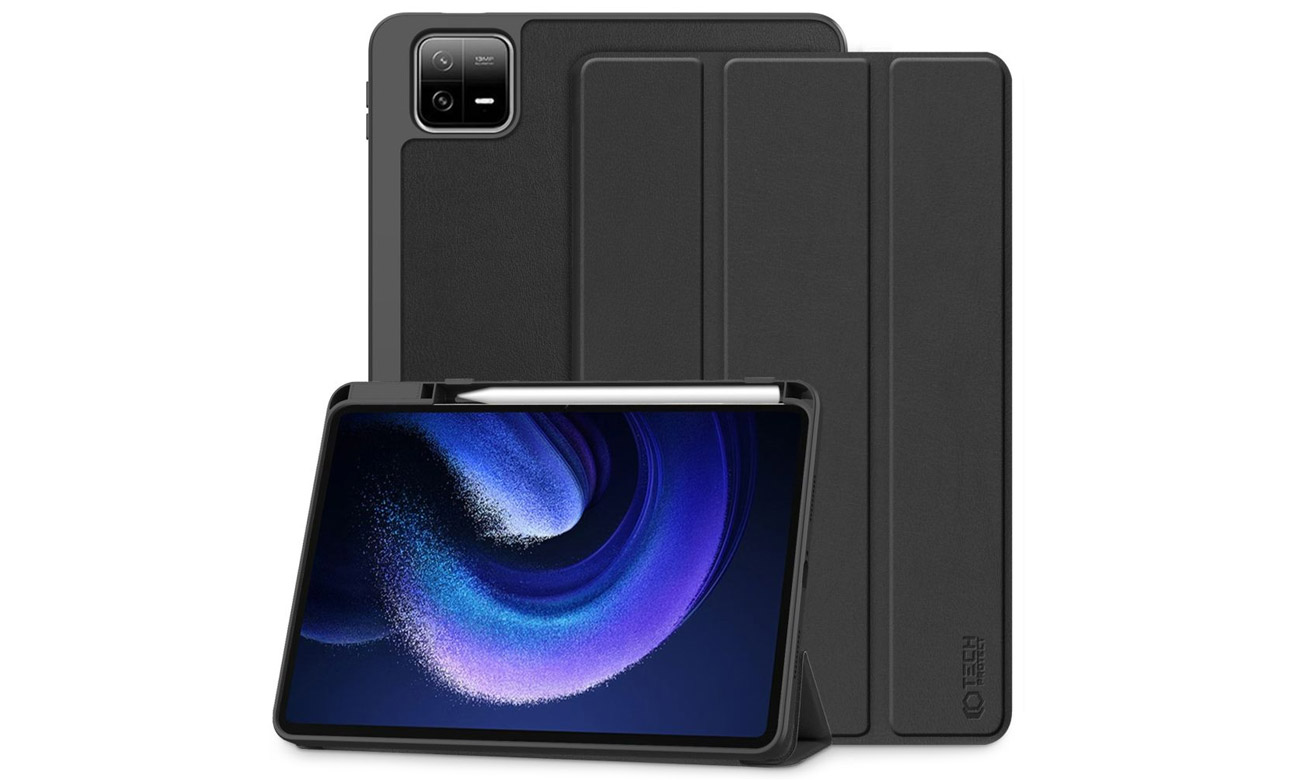 Etui Tech-Protect SmartCase Pen Hybrid für Xiaomi Pad 6 schwarz