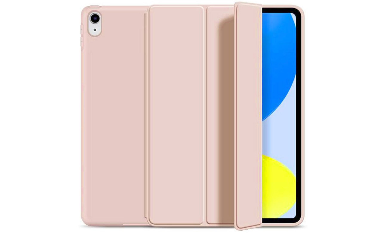 Etui Tech-Protect SmartCase für iPad (10. Gen) Pink - Gesamtansicht