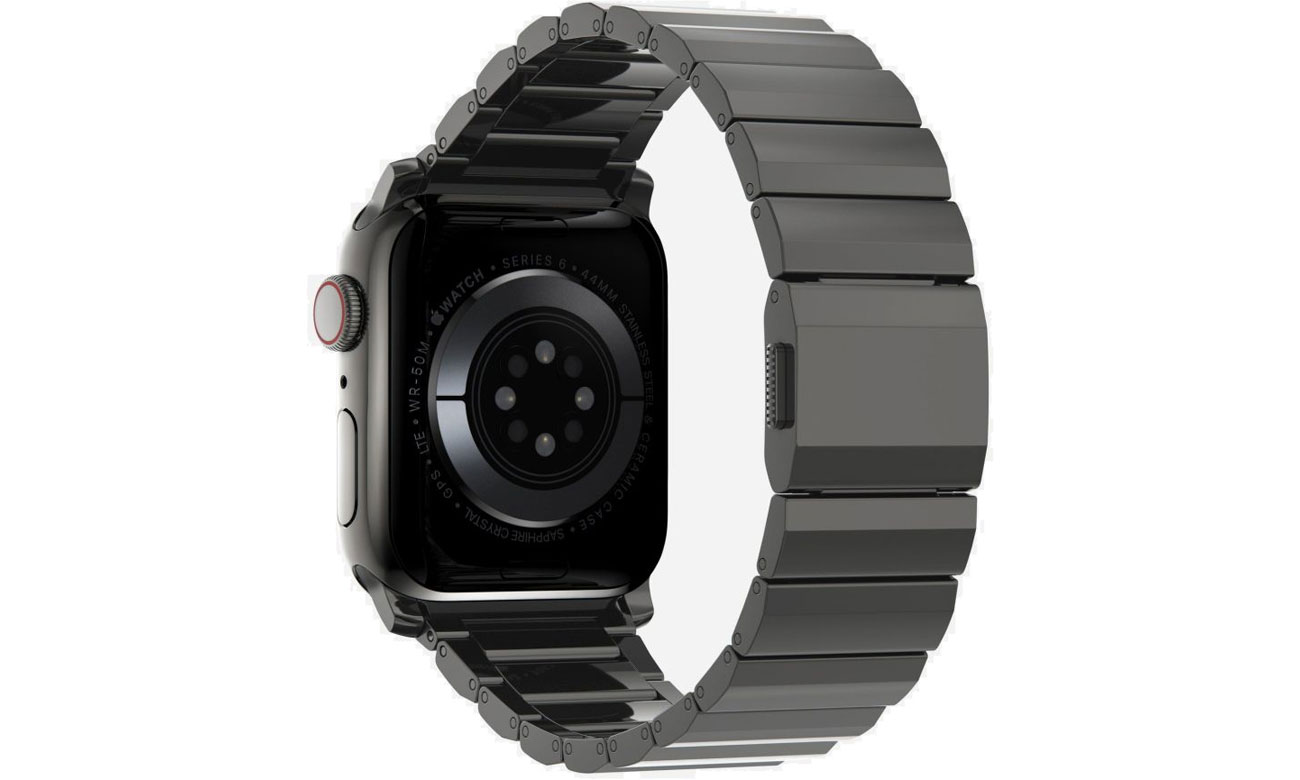 Tech-Protect Steelband für Apple Watch 44/45/46/49 mm Schwarz