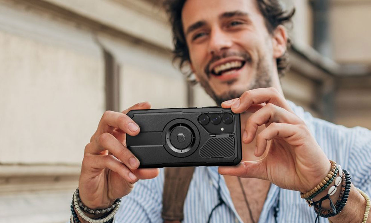 Etui Tech-ProtectKevlar Magsafe+ für Samsung Galaxy S24+ - Gesamtansicht