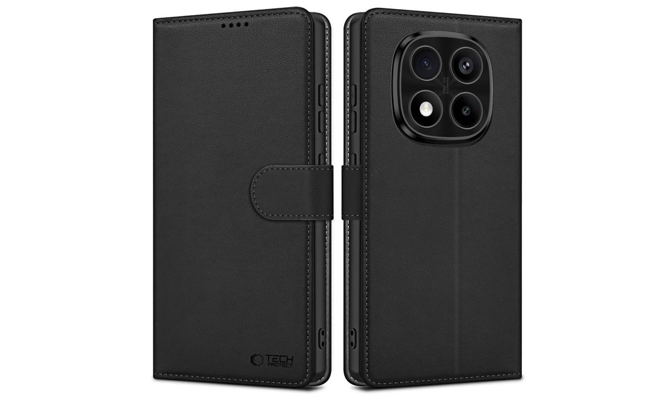 Tech-Protect Wallet Hülle für Redmi Note 14 Pro 5G / POCO X7 5G Schwarz