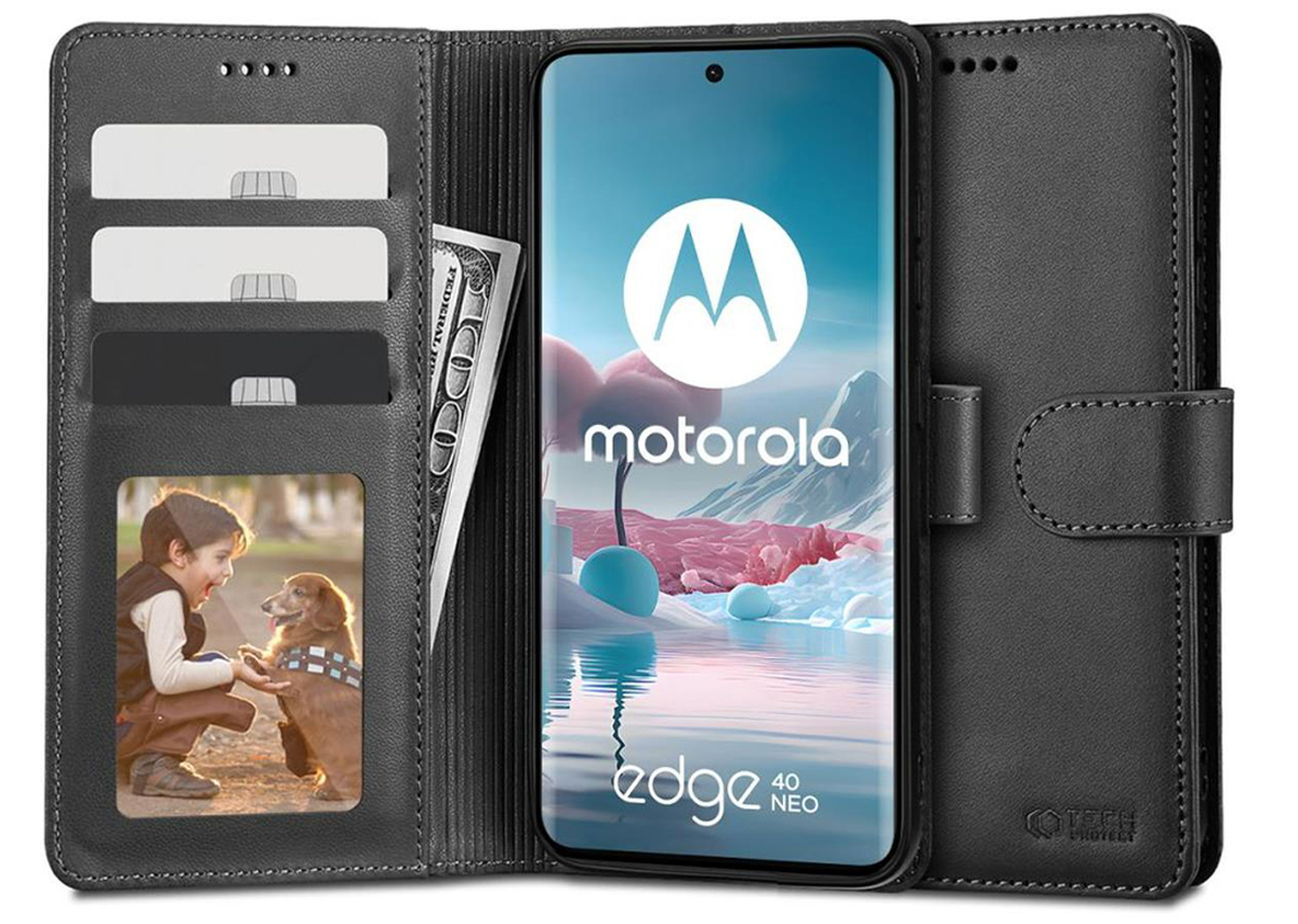 Tech-Protect Wallet Hülle für Motorola edge 50 ultra 5G