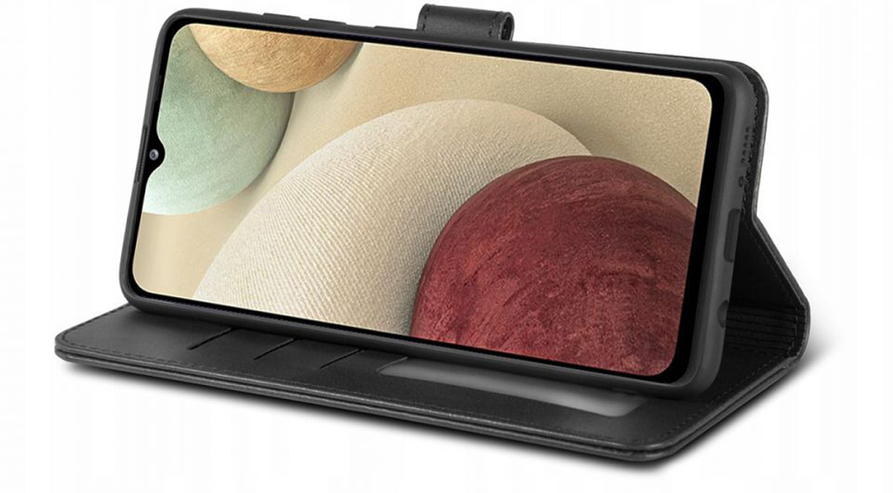 Etui Tech-Protect Wallet für Motorola Edge 30 Neo Schwarz - Ständer