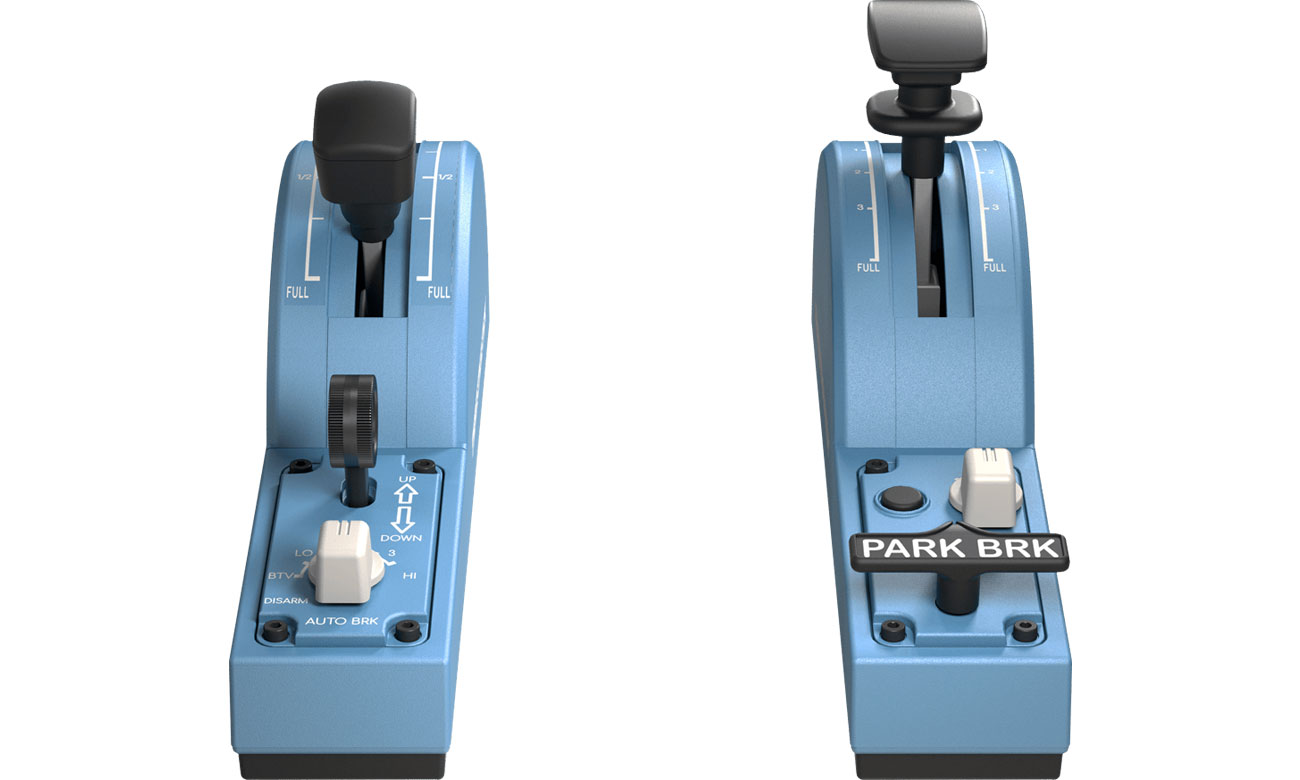 Ergänzung für das Thrustmaster TCA Quadrant Add-On Airbus Edition - Frontansicht