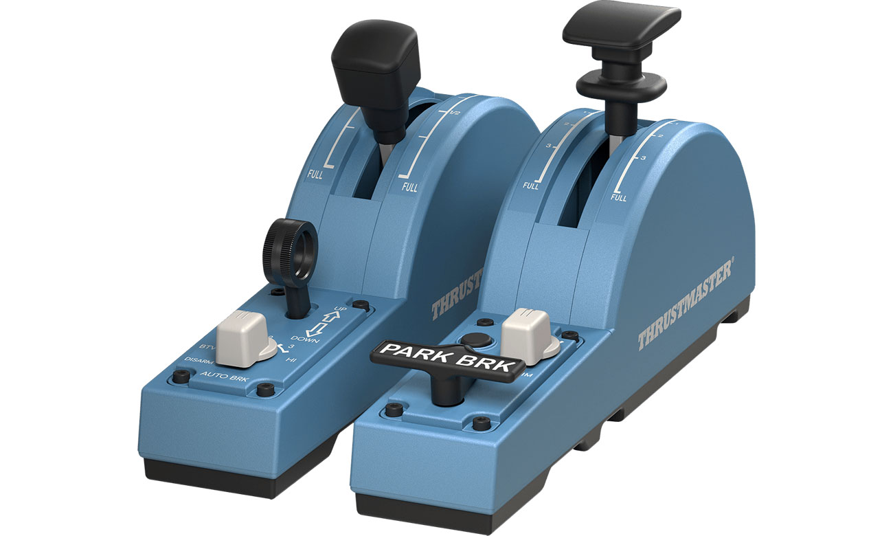 Ergänzung für das Thrustmaster TCA Quadrant Add-On Airbus Edition - Blick aus einem Winkel