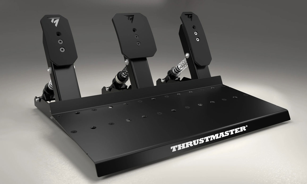 Modulares Pedalset Thrustmaster Raceline Pedals III – Übersicht mit Hintergrundgrafik