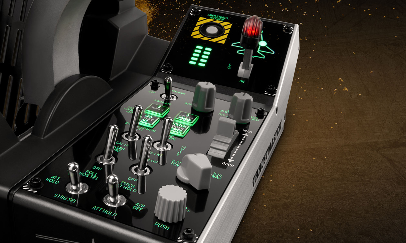 Replika pulpitu sterowniczego Thrustmaster Viper Panel - Grafika lifestyle