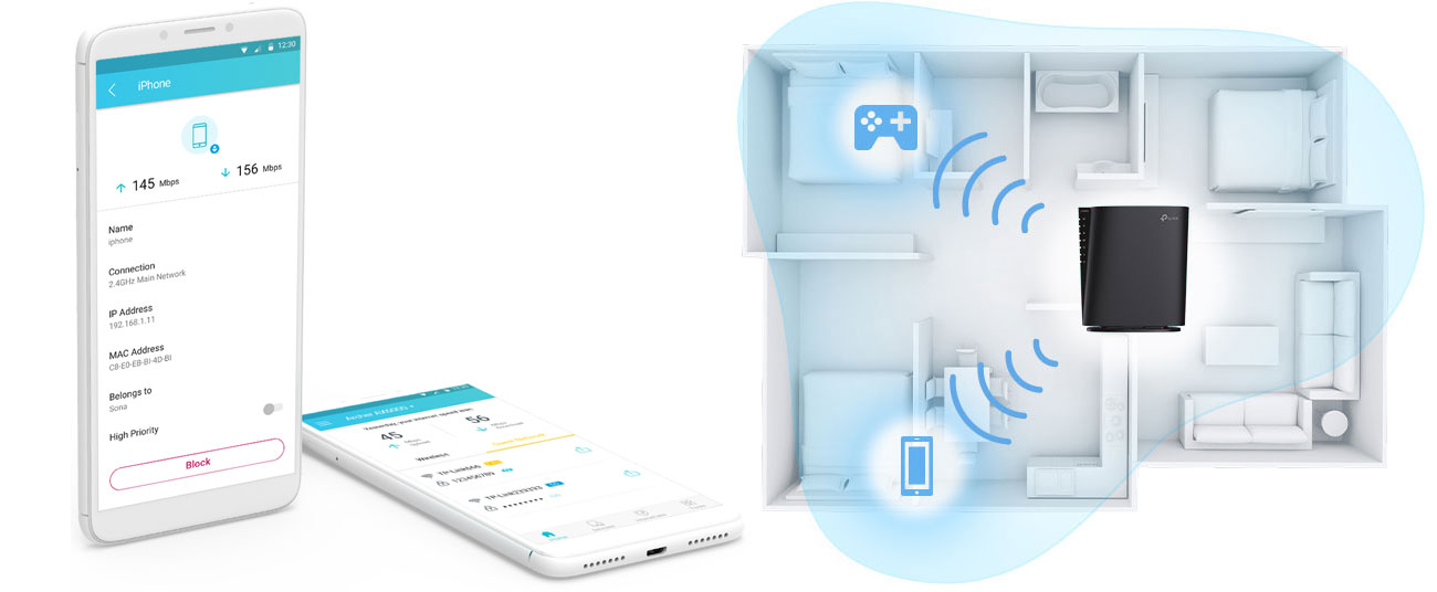 TP-Link Archer AX80 Tether-App