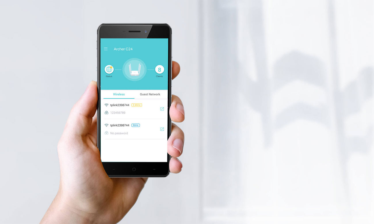 TP-Link Archer C24 - Aplikacja Tether