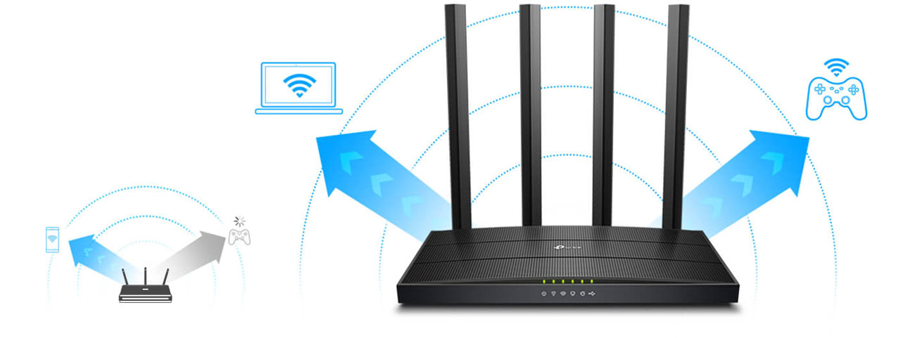 TP-Link Archer C6U - Dwa pasma, wiele urządzeń