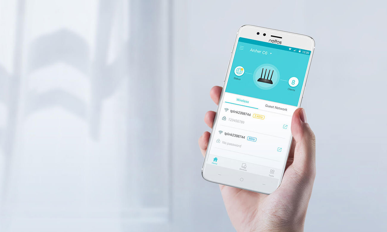 TP-Link Archer C6U - Aplikacja Tether