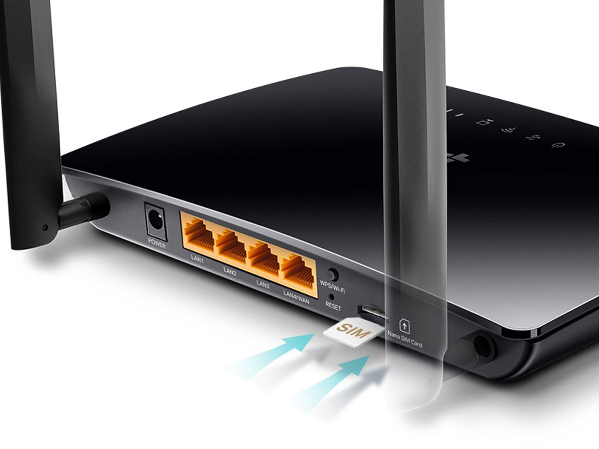 Dwupasmiger Router TP-Link Archer MR402 - Komfort durch NanoSIM-Unterstützung