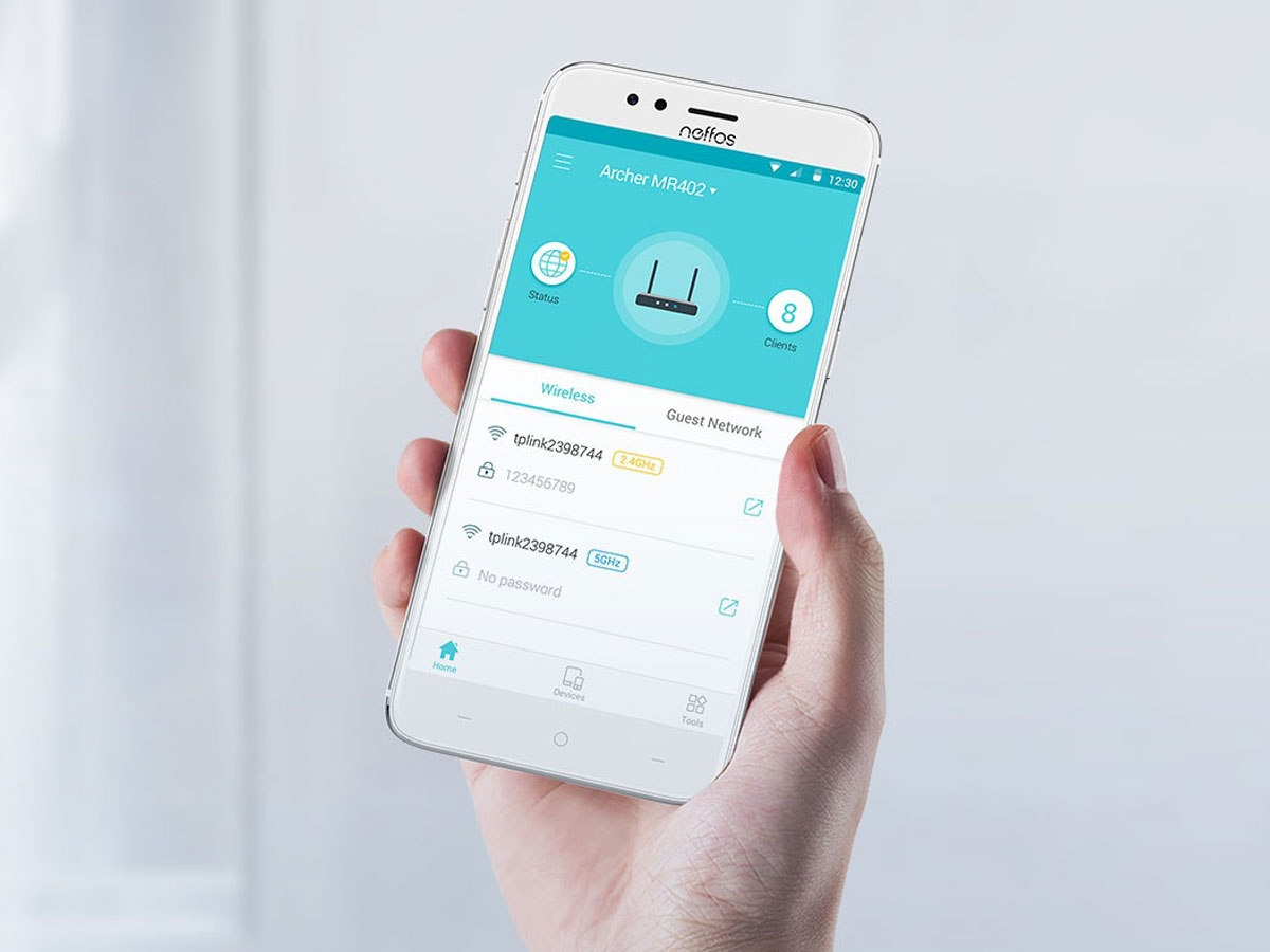 Dwupasmiger Router TP-Link Archer MR402 - Einfache Einrichtung und intelligentes Netzwerkmanagement