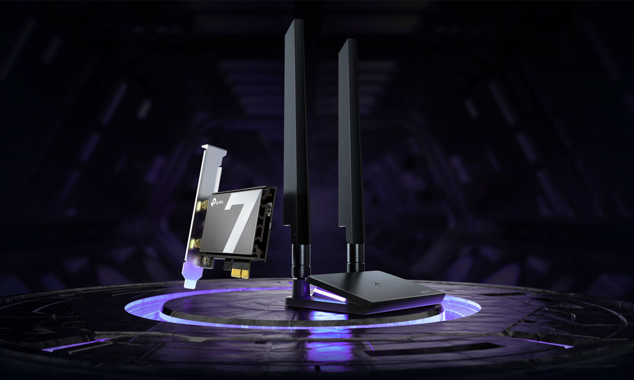 Dreiband-Netzwerkkarte TP-Link Archer TBE550E - Lifestyle-Grafik