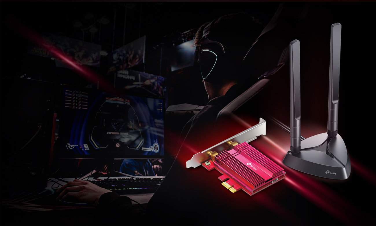 TP-Link Archer TX3000E Flüssiges Spielen und Unterhaltung für alle
