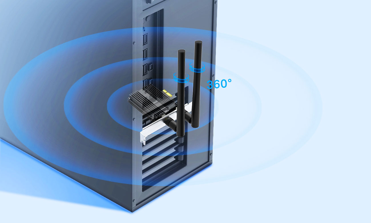 TP-Link Archer TX50E - Zasięg