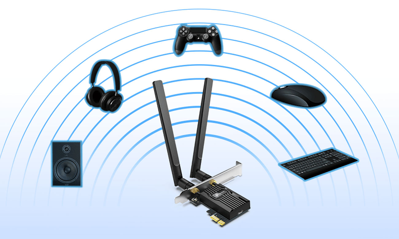 TP-Link Archer TX55E Obsługa wielu urządzeń