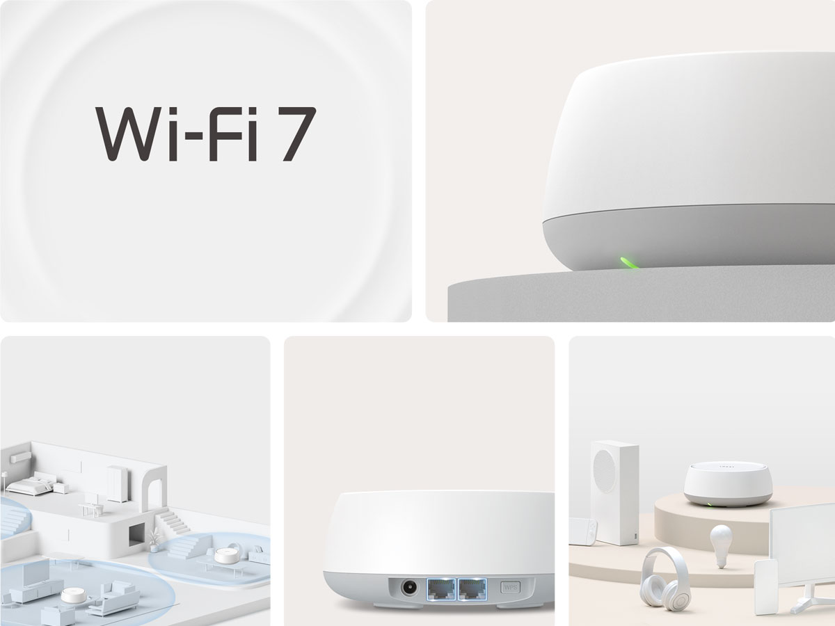 TP-Link Deco BE25 Mesh-WLAN 7 System – Lifestyle-Grafik