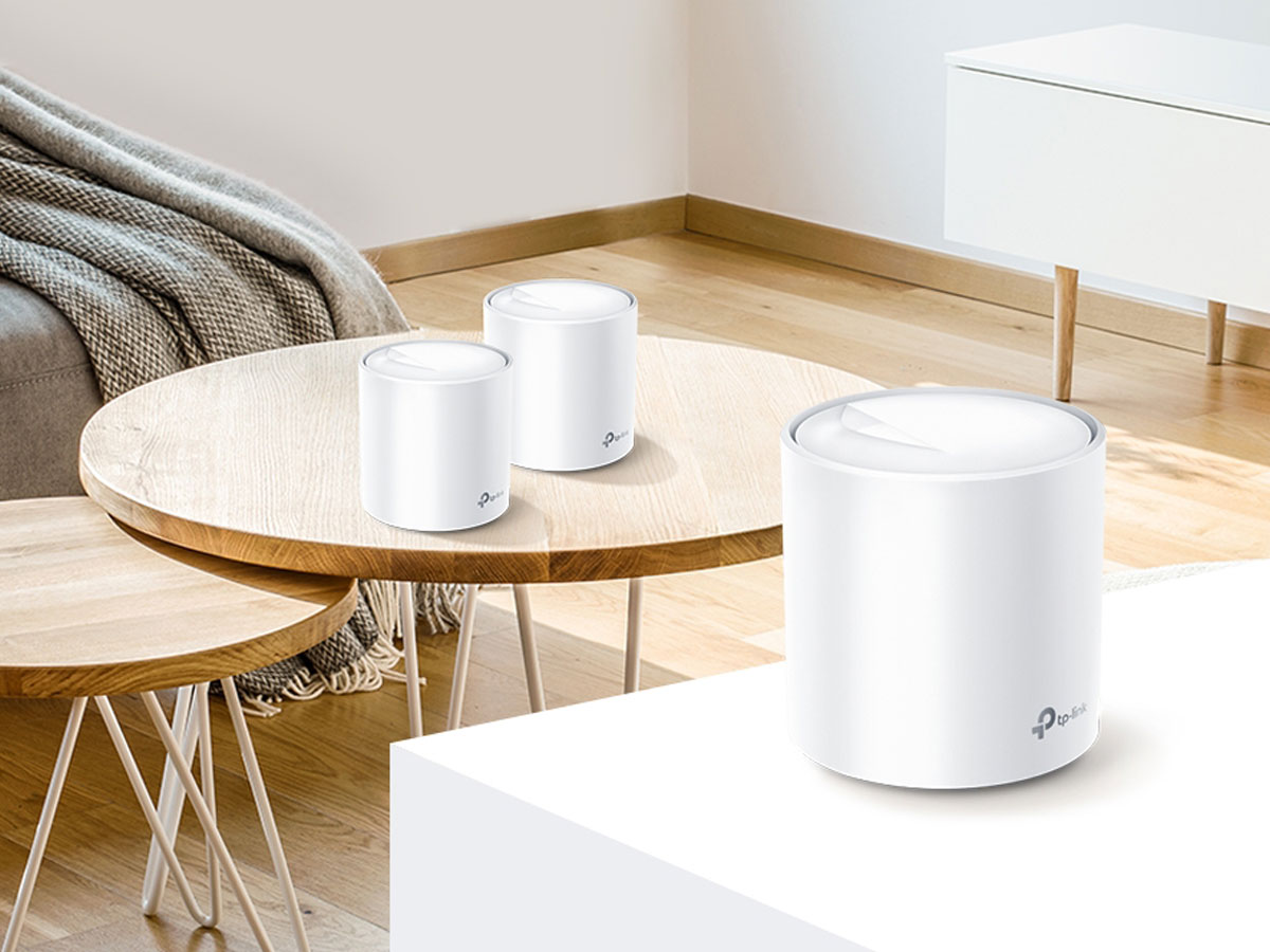 Domatisches Wi-Fi 6 Mesh-System TP-Link Deco X60 - Lifestyle-Grafik