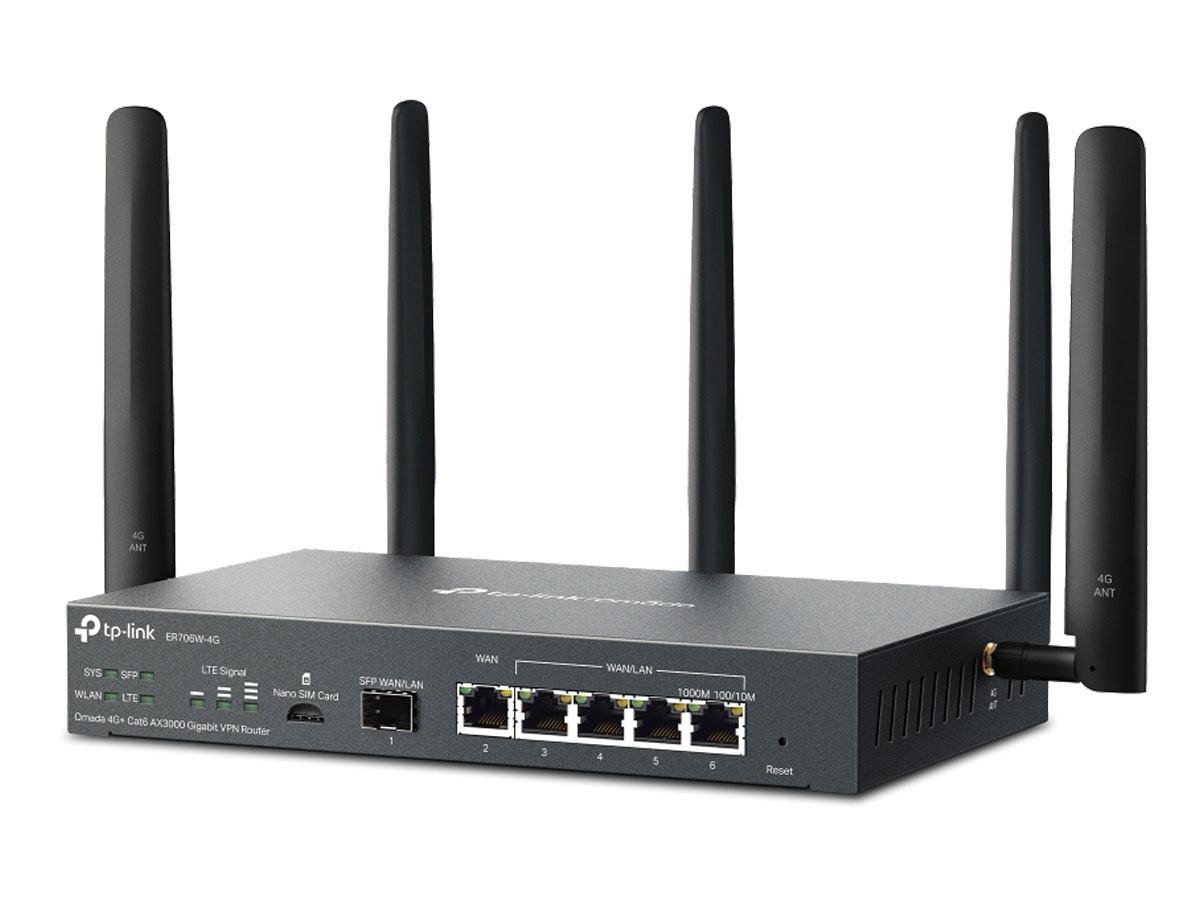 TP-Link ER706W-4G złącza