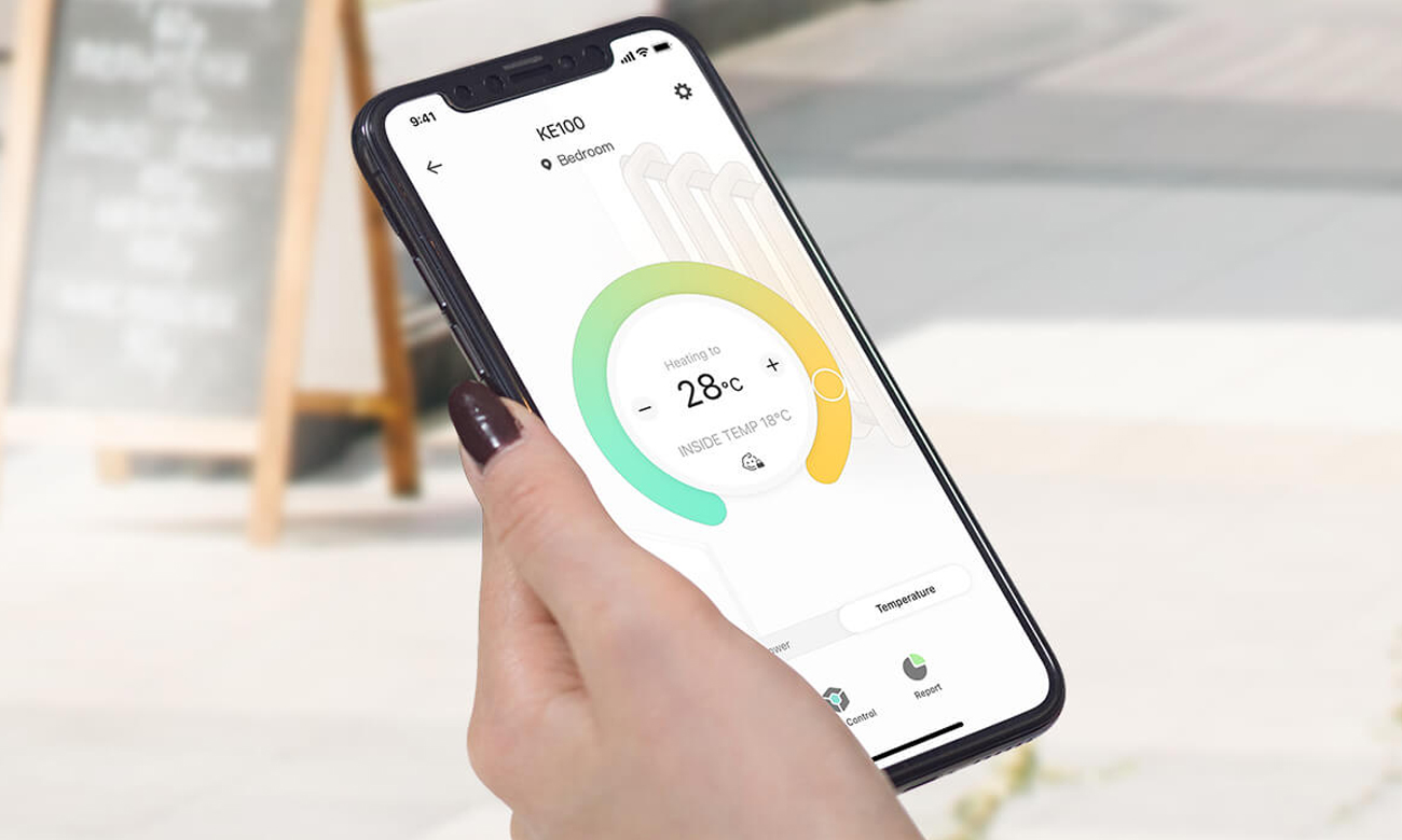 Zestaw termostatycznego zaworu grzejnikowego TP-Link Kasa Smart KE100 Kit - Kontroluj grzejniki z dowolnego miejsca