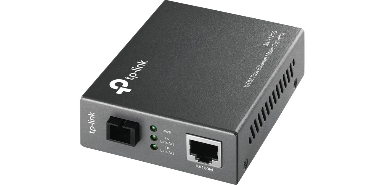 TP-Link MC112CS Medienkonverter Glasfaser (RJ-45<>SC)