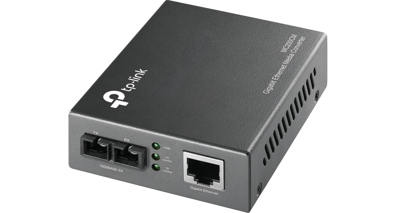 TP-Link MC200CM Medienkonverter Glasfaser (RJ-45<>SC)