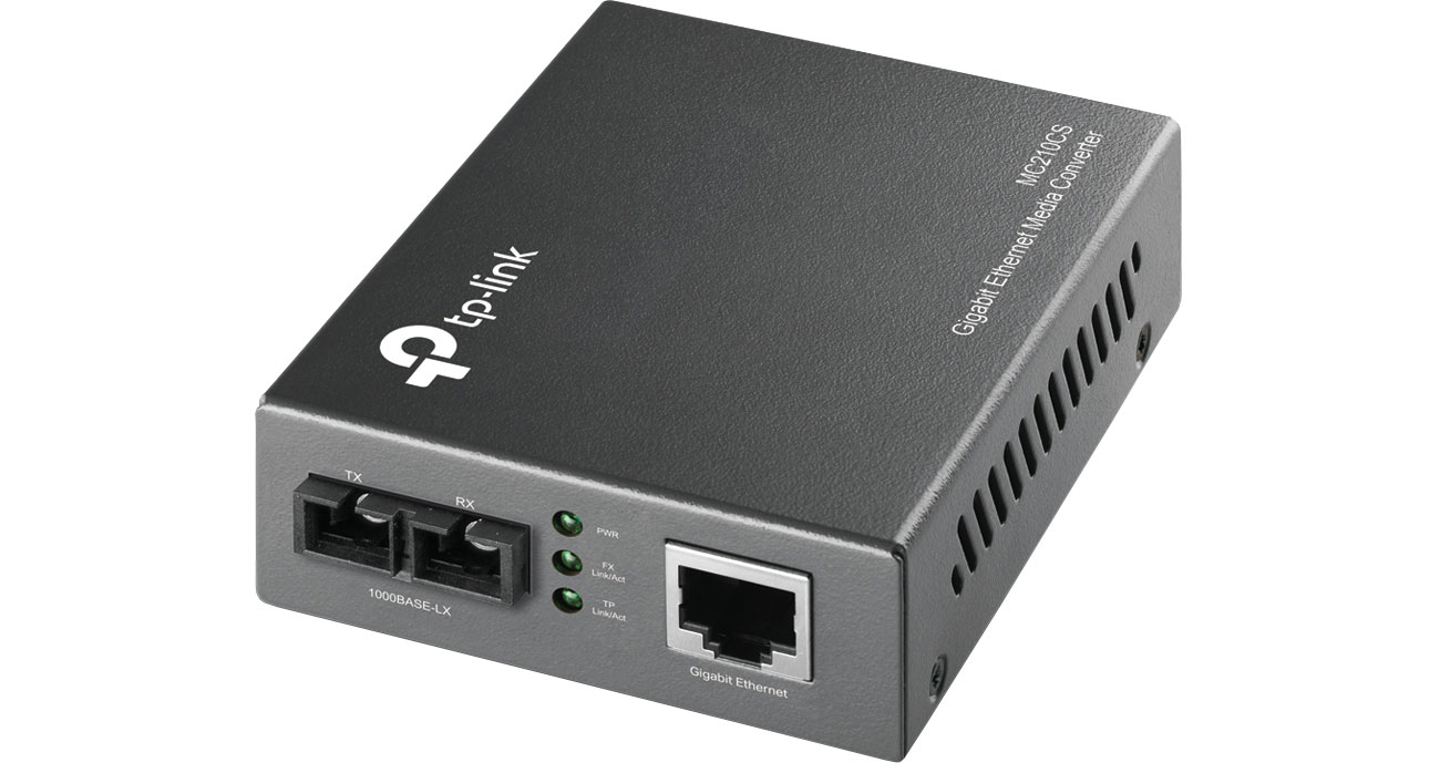TP-Link MC210CS Medienkonverter Glasfaser (RJ-45<>SC)