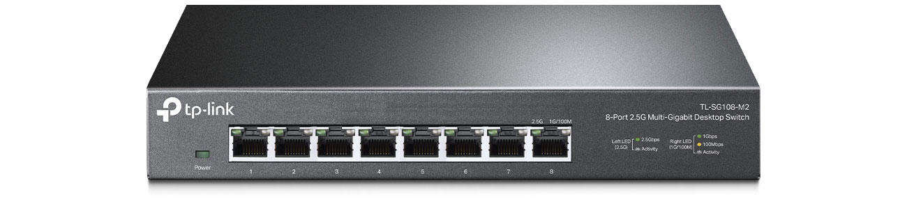Switch TP-Link 8p TL-SG108-M2 Metal (8x100/1000/2500Mbit) TL-SG108-M2