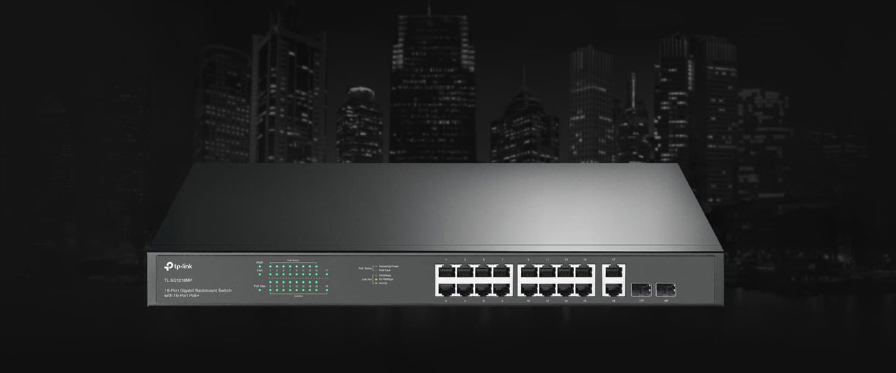 TP-Link TL-SG1218MP Przełącznik