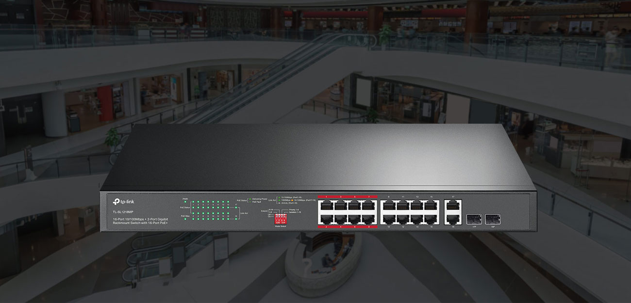 TP-Link 18p TL-SL1218MP