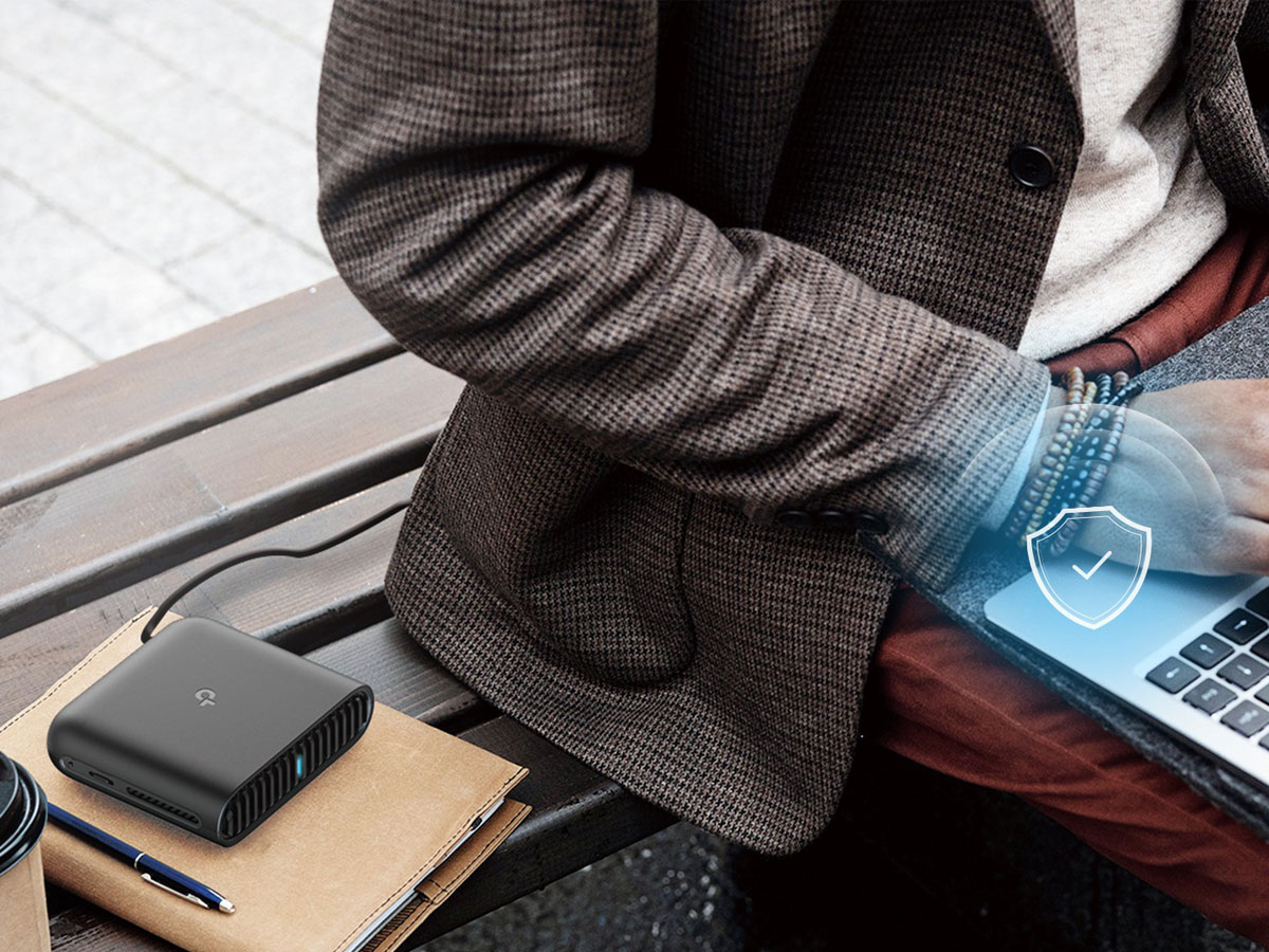 Router podróżny TP-Link TL-WR1502X - Bezpieczne połączenie dzięki VPN i uwierzytelnianiu