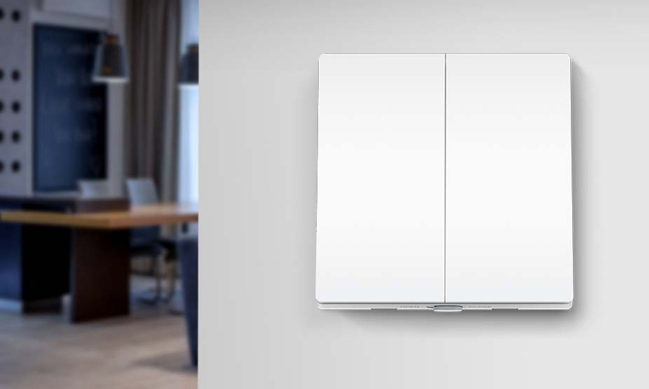 Doppelter, einpoliger Lichtschalter TP-Link Tapo Smart S220 - Funktioniert in den meisten Häusern und Wohnungen