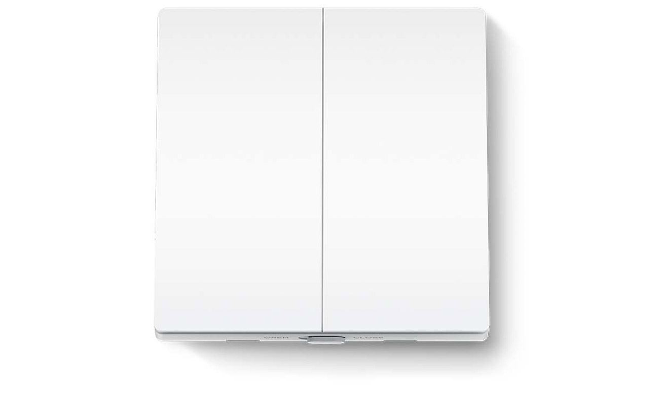 Doppelter, einpoliger Lichtschalter TP-Link Tapo Smart S220 - Vorderansicht