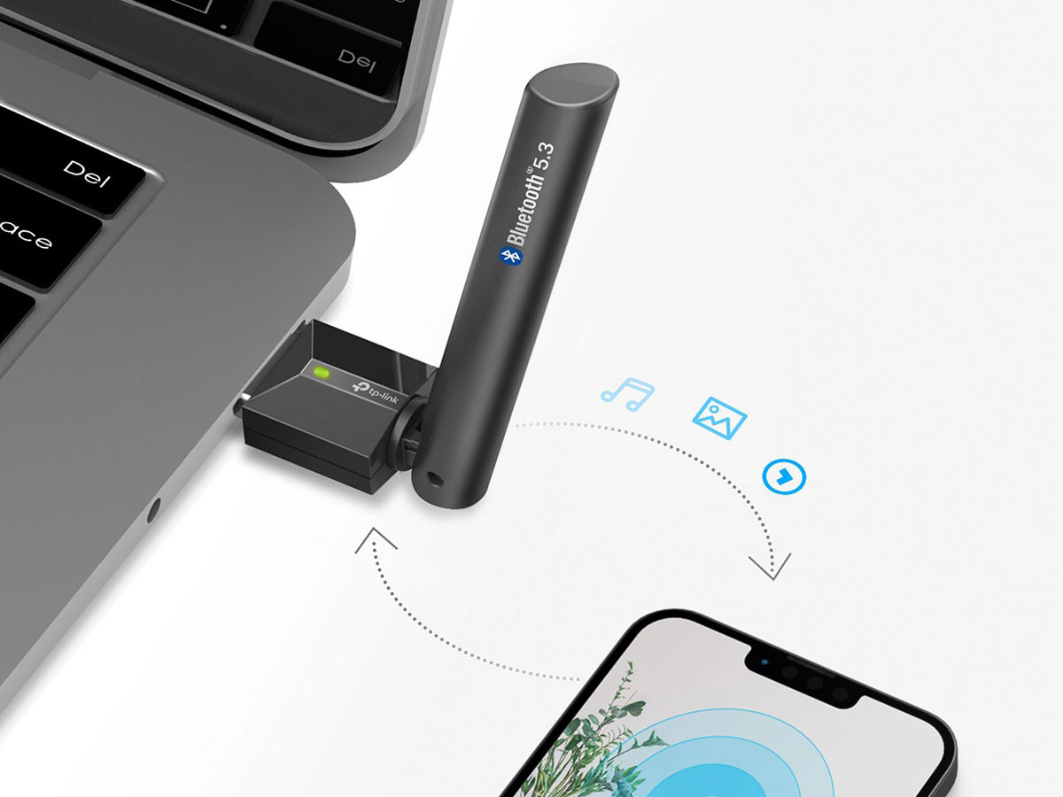 Adapter USB Bluetooth mit großer Reichweite TP-Link UB500 Plus - Lifestyle-Grafik