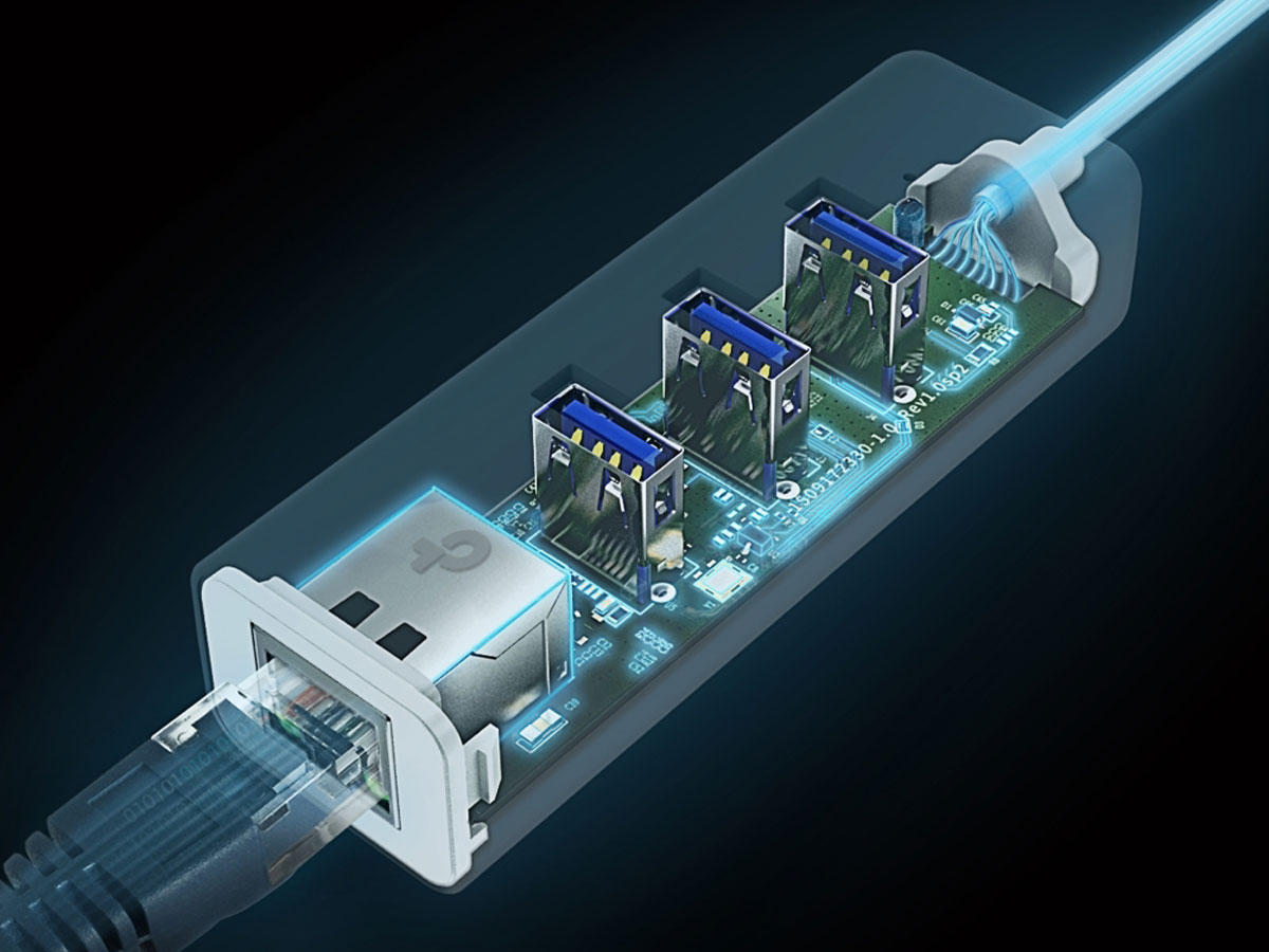TP-Link UE330 Netzwerkkarte – Lifestyle-Grafik