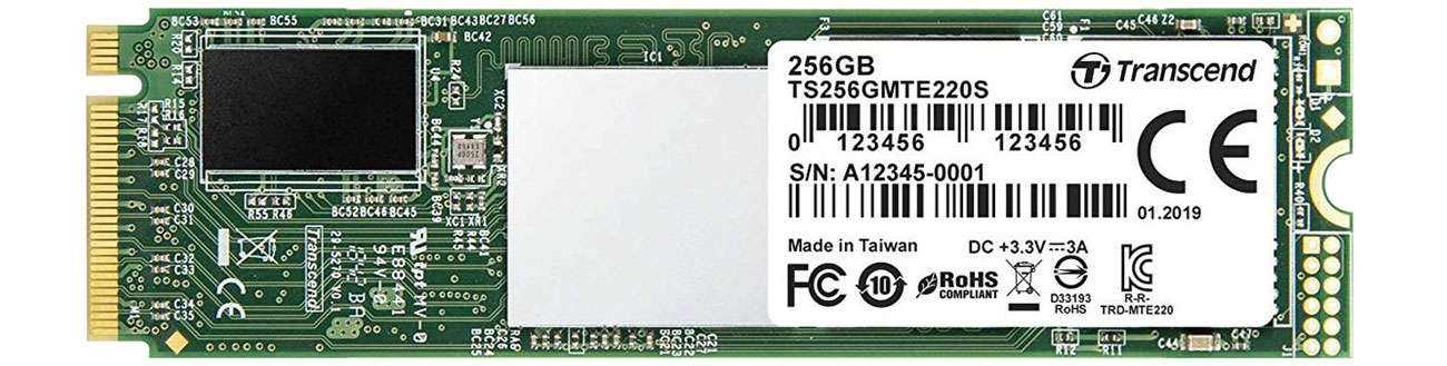 Transcend 256GB M.2 PCIe NVMe 220S