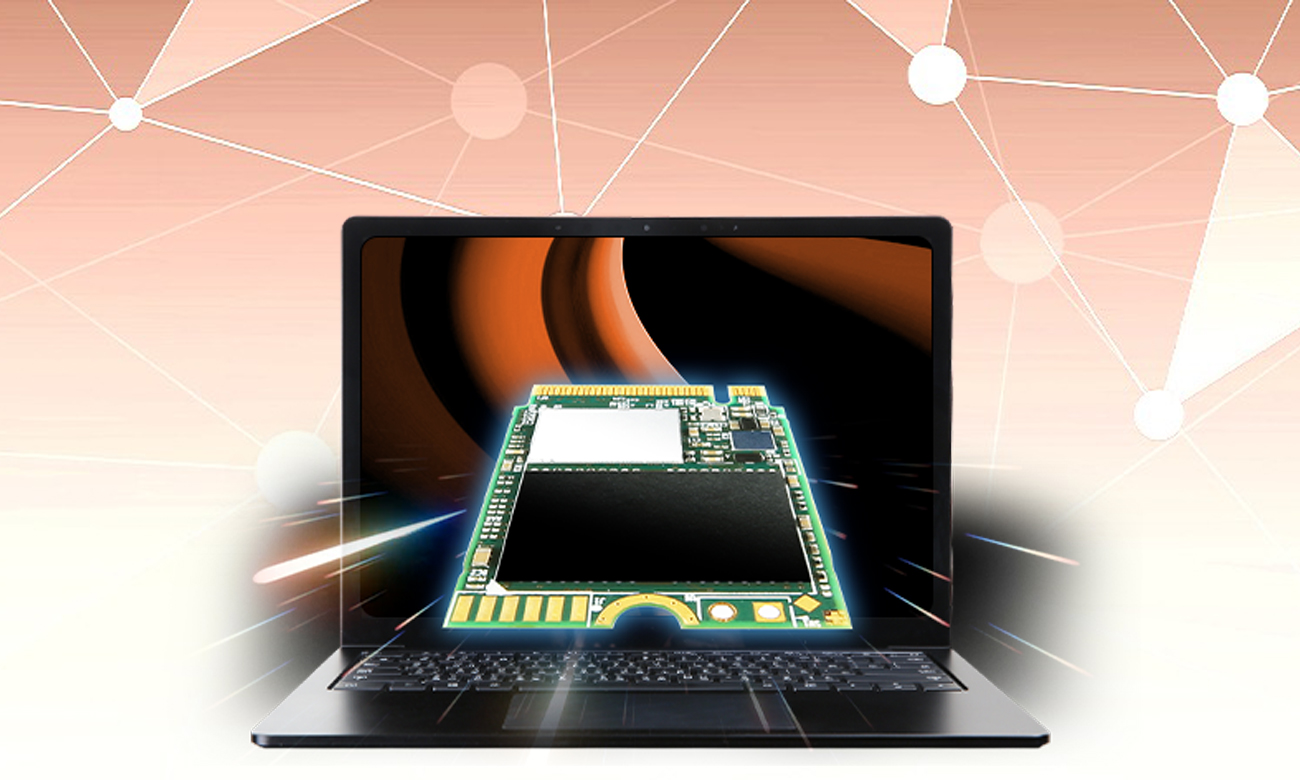 Dysk SSD M.2 Transcend 300S PCIe NVMe - Grafika lifestyle
