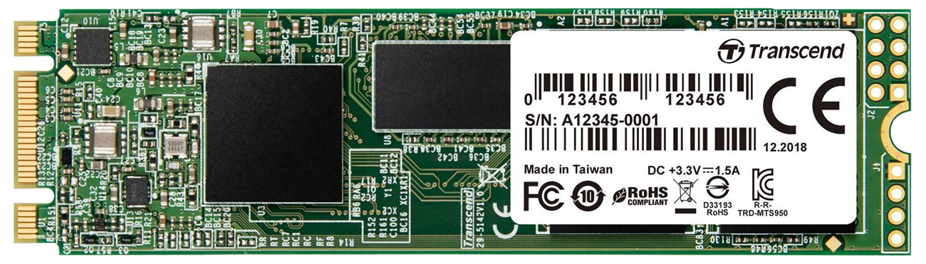 Transcend 1TB M.2 SATA SSD 830S