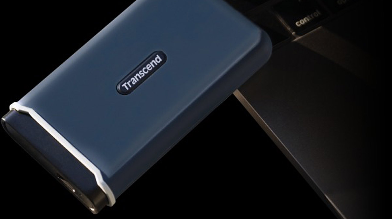 Externe SSD Festplatte Transcend ESD370C 500GB