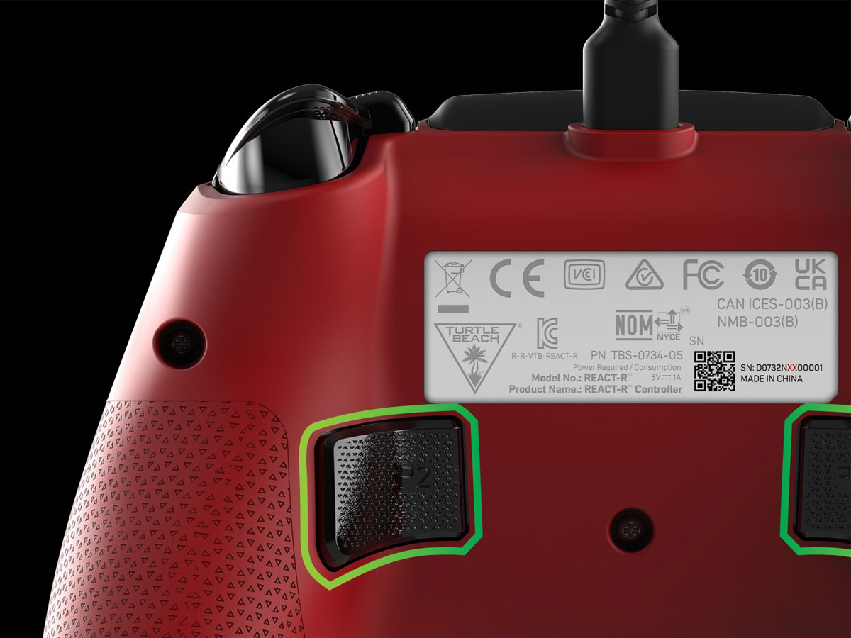 Turtle Beach REACT-R kabelgebundener Controller – Lifestyle-Grafik
