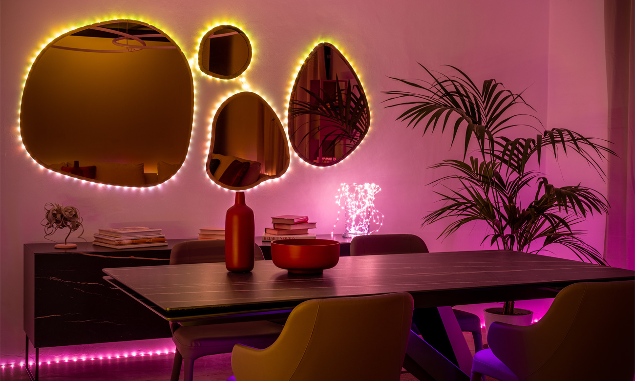 Intelligenter Lichtstreifen Twinkly Dots 200 LED RGB 10 m Schwarz